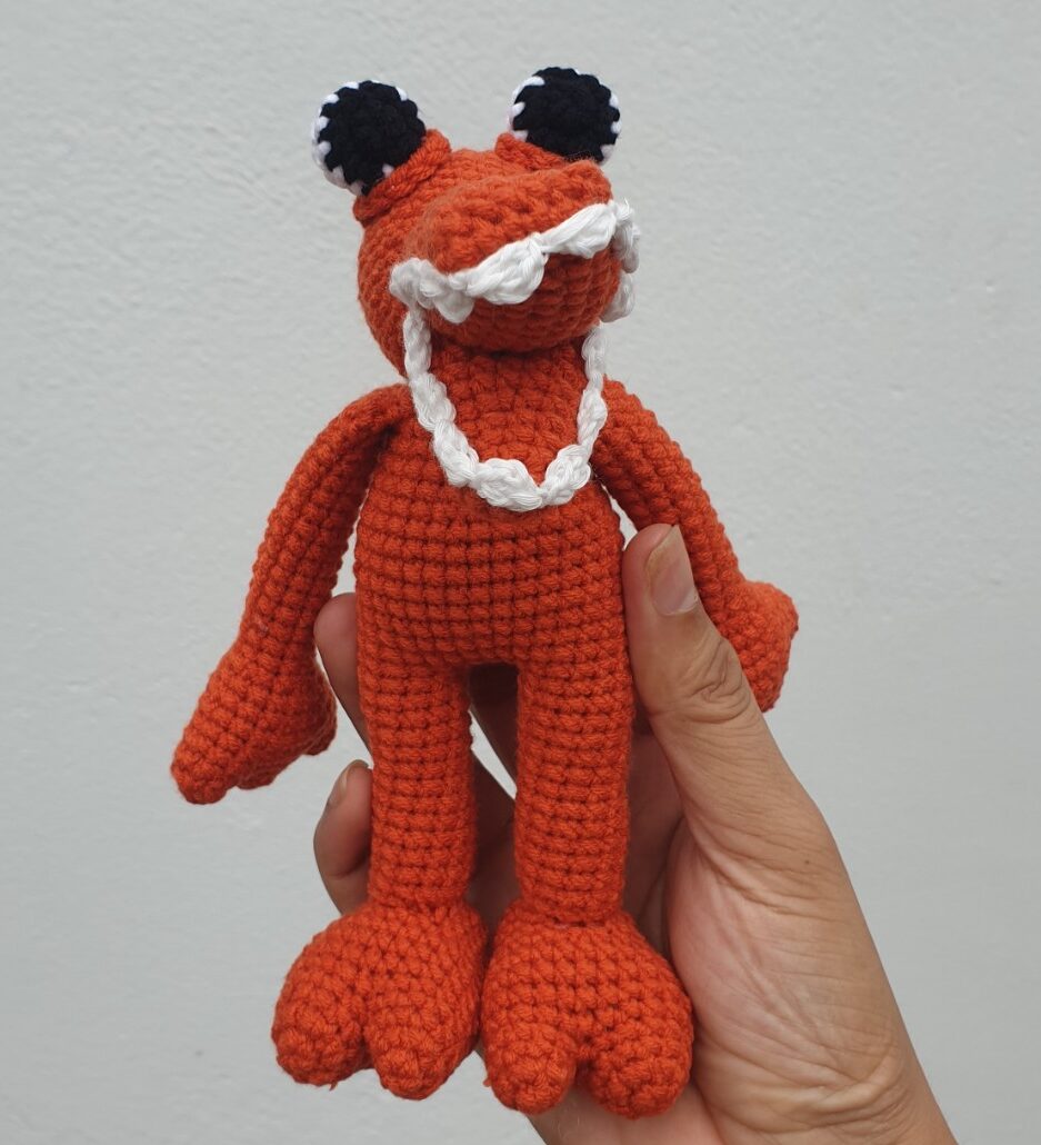 Orange Rainbow Friends Crochet, Rainbow friends Toy plush